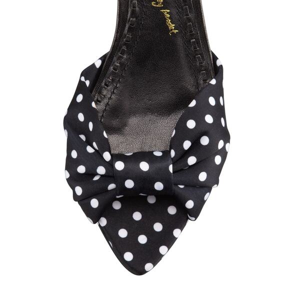 NEW Alice + Olivia Polka Dot Low Wedge Strappy Sandals Sz 39 - Picture 11 of 11